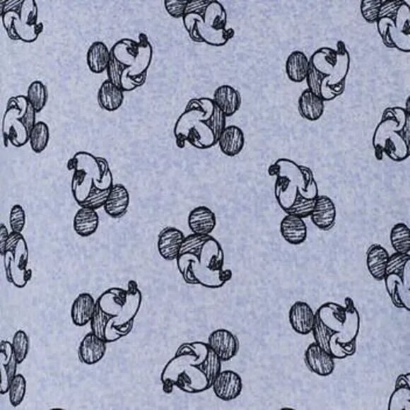 Disney Women's Lounge Set Mickey Mouse Blue 2-piece Cozy NWT - Picture 11 of 11
